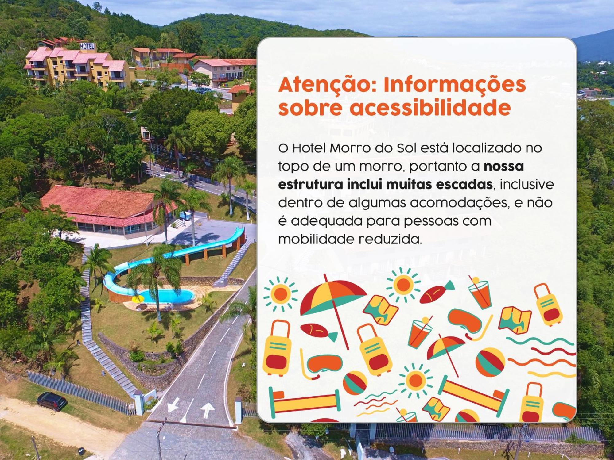 Morro Do Sol Hotel & Eventos Porto Belo Exterior foto